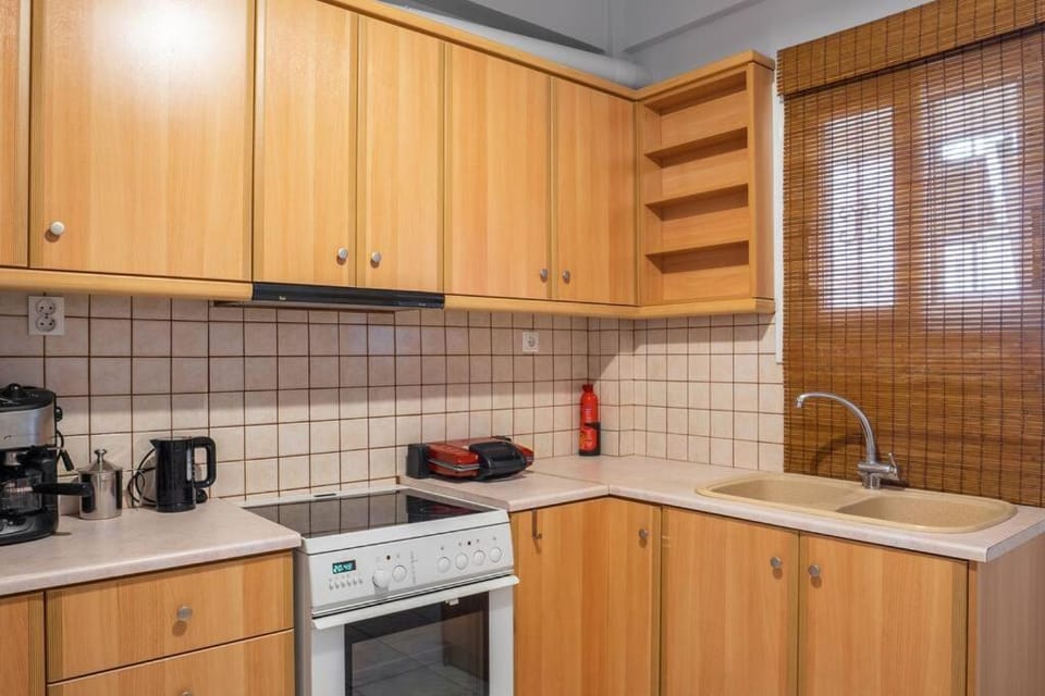 Kitchen or kitchenette, toaster