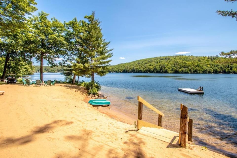 Natural landscape, Beach, Lake view