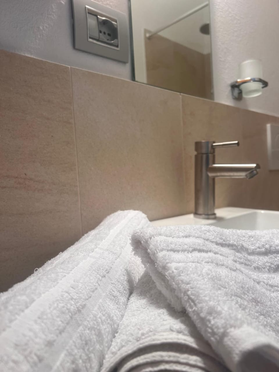 Bathroom, towels