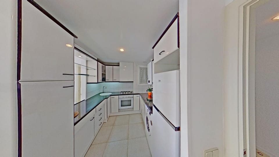 Kitchen or kitchenette, wardrobe