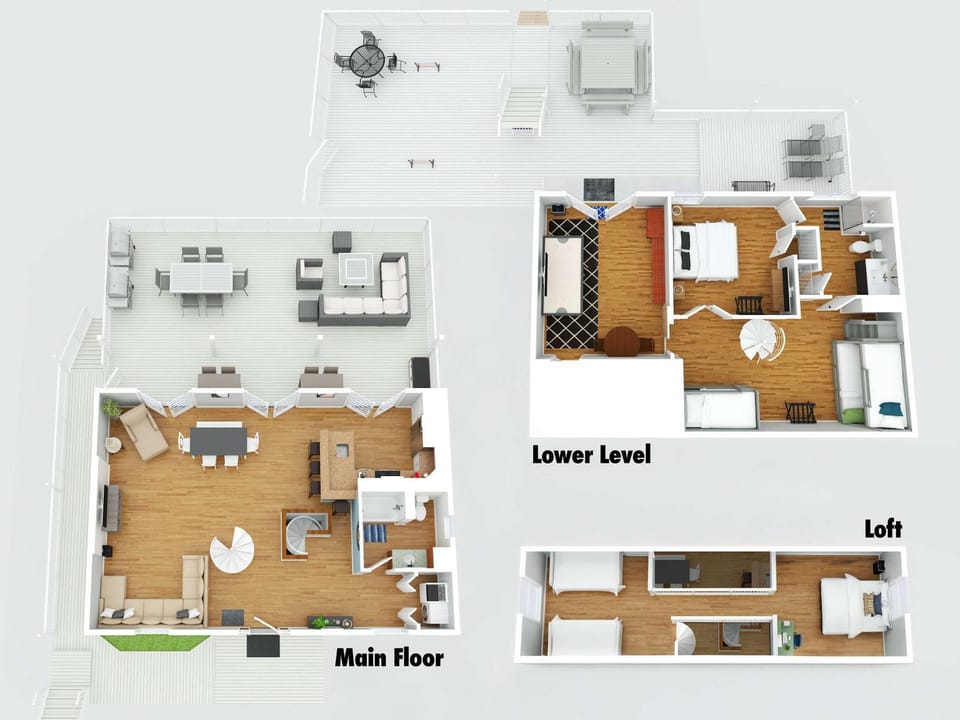 Lakefront, Private Covered Dock, Huge Balconies House in Williamstown