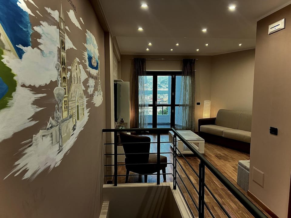 Living room, air conditioner