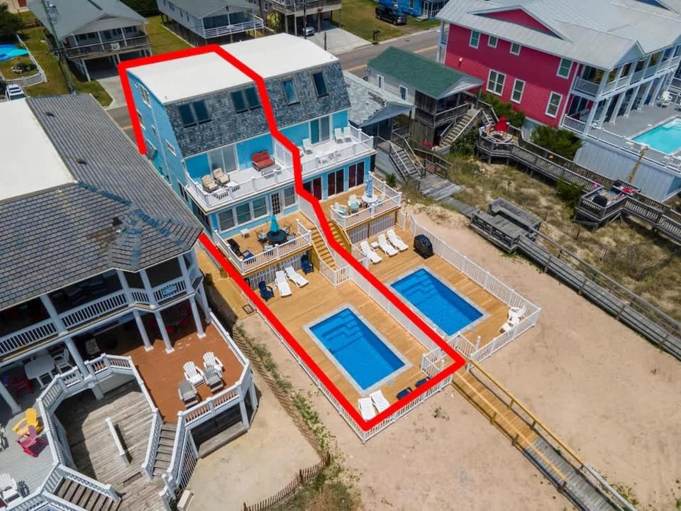 Ocean Oasis Kure Beach Ocean front, Pool coming soon! House in Kure Beach