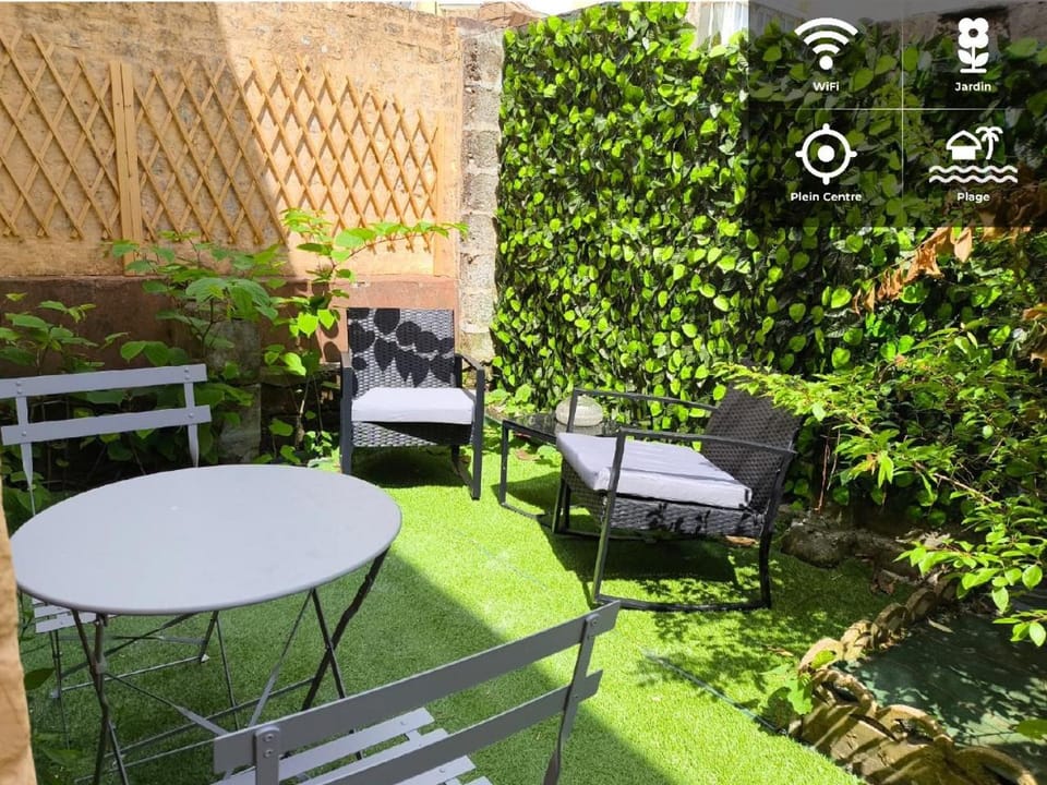 ++++ STUDIO AVEC JARDIN A 200 M DE LA MER ET 300 M RUE PIETONNE ++++ Apartment in Berck