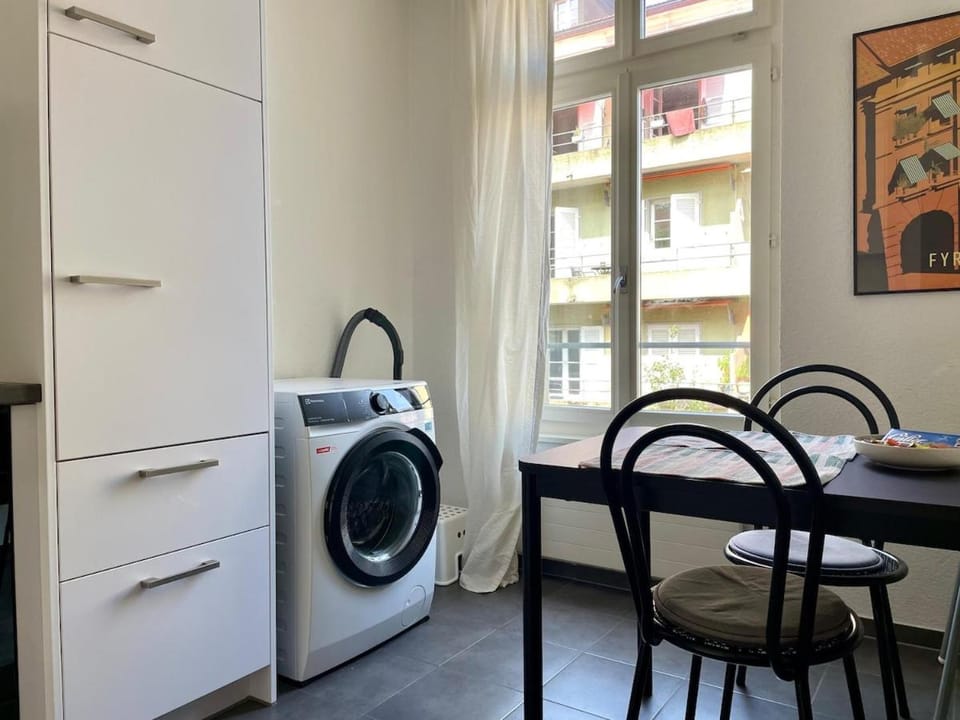 Dining area, washing machine