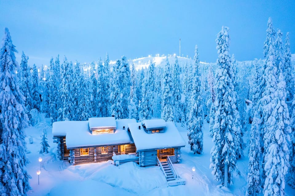 Property building, Natural landscape, Winter, Mountain view
