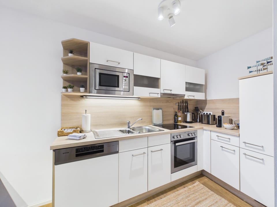 dishwasher, toaster, kitchen