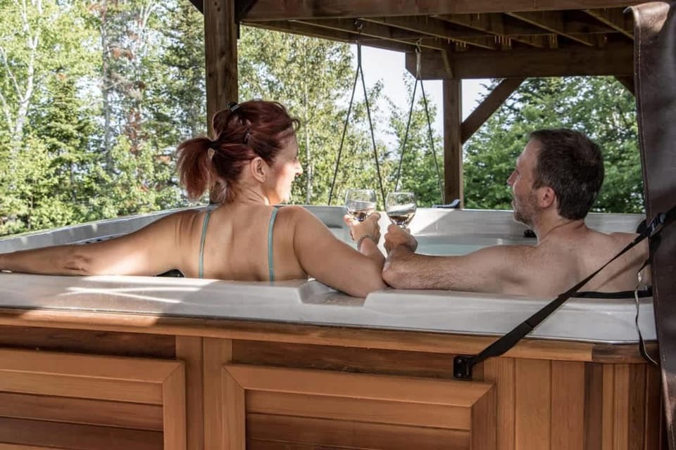 L'Audacieux - SPA, Billard, Poker, Arcade, fleuve, l'évasion VIP Chalet in Baie-Saint-Paul