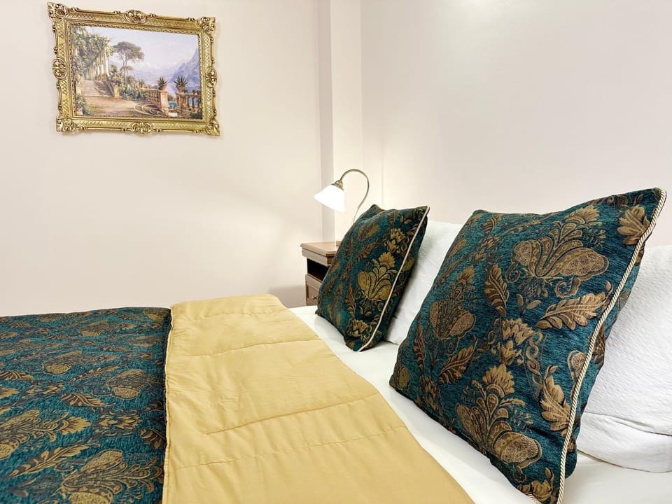 Bed, Decorative detail, Bedroom