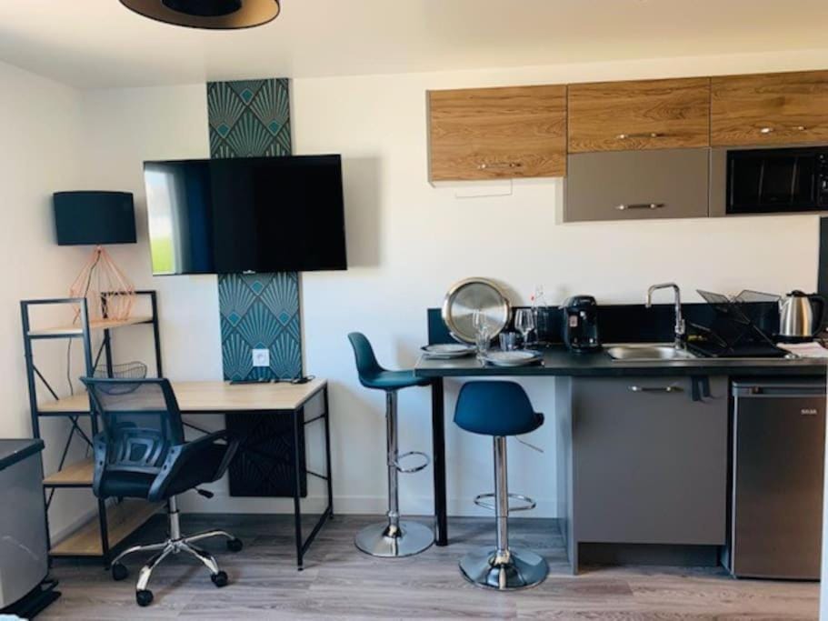 Studio 6 cosy et bien agencé, à la gare de Lorient Apartment in Lorient