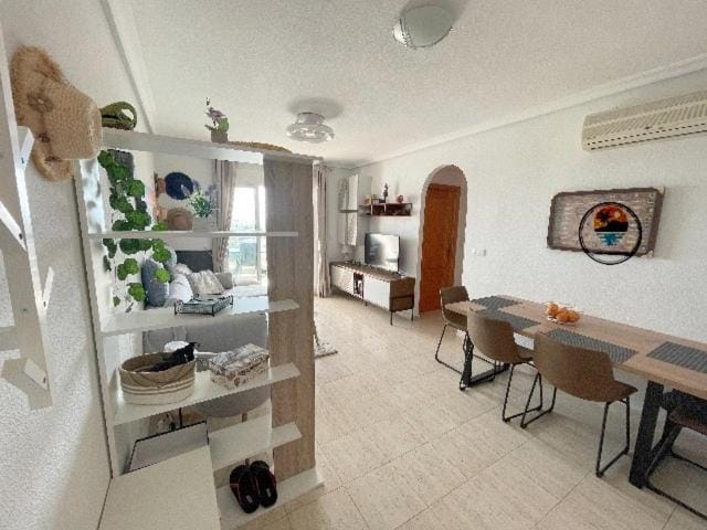 Living room, Dining area, air conditioner