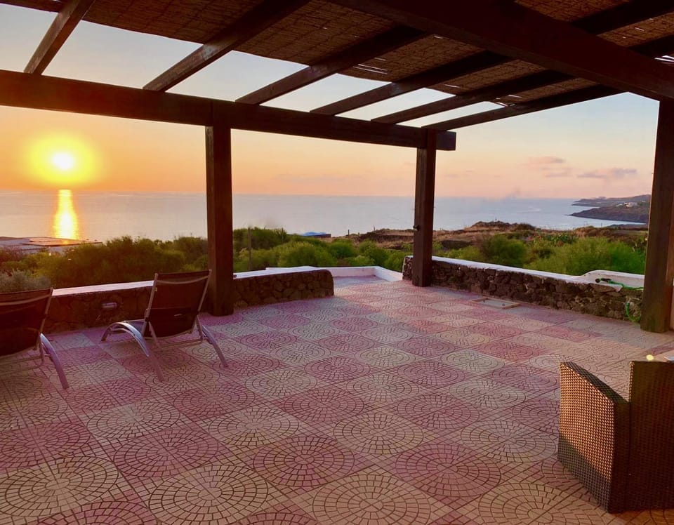Patio, Balcony/Terrace, Sea view, Sunset
