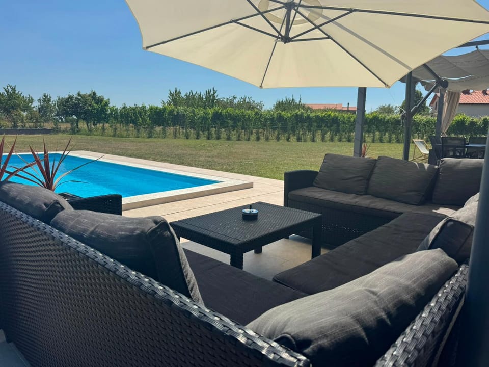 Patio, Seating area, Swimming pool