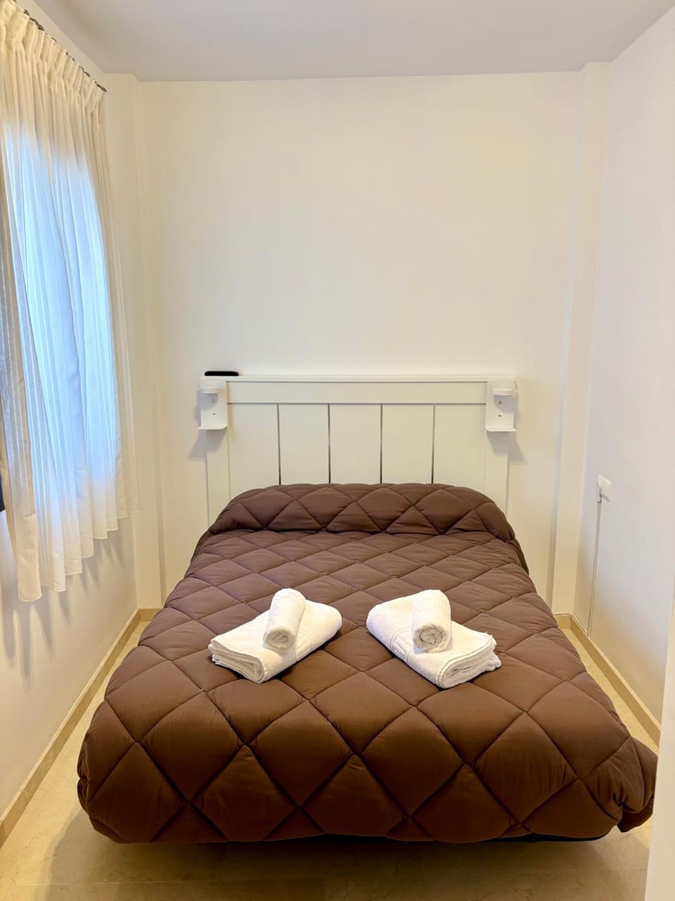 Bed, Photo of the whole room, Bedroom, towels, wardrobe