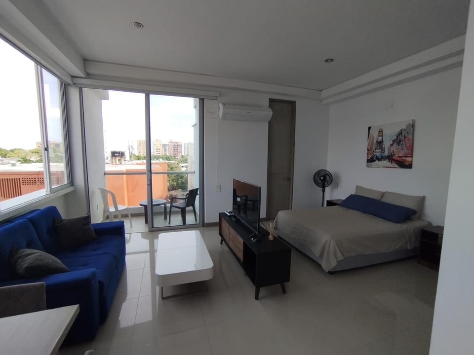 Apartaestudio Jacuzzi Centro Comercial Buena vista Restaurantes Gimnasio ALTOPRADO Apartment in Barranquilla