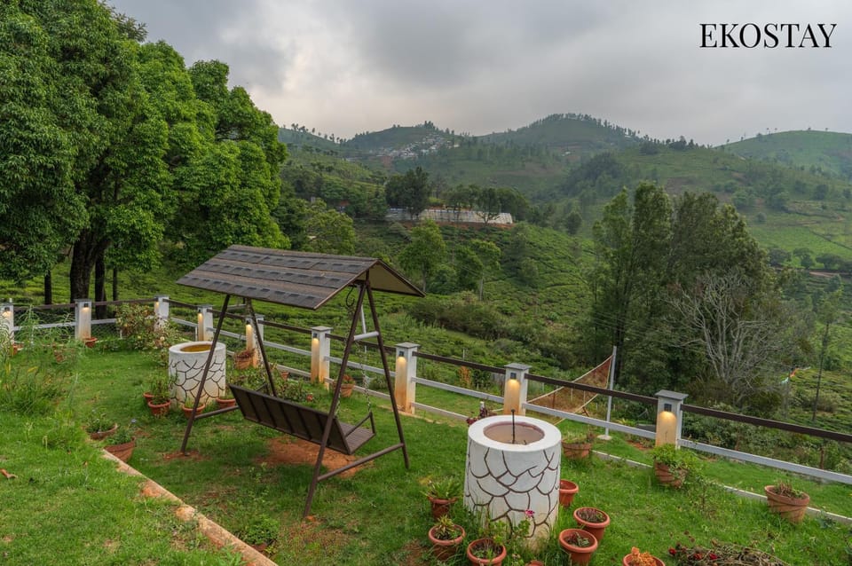 EKOSTAY I Pearl House Villa I 360 Degrees Tea Estate Villa in Tamil Nadu