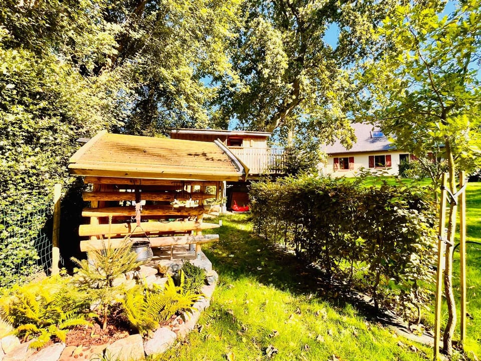 Property building, Garden, Garden view