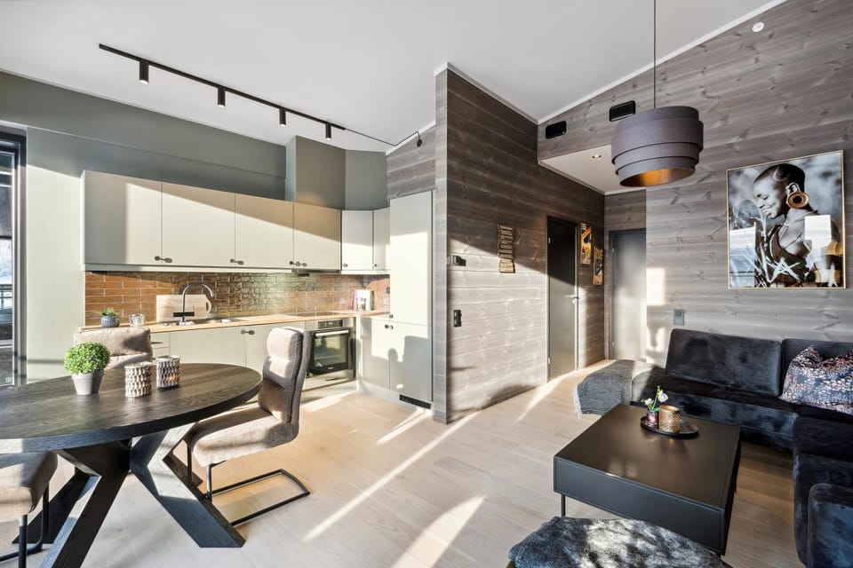 Riddergaardens utsikt Apartment in Innlandet