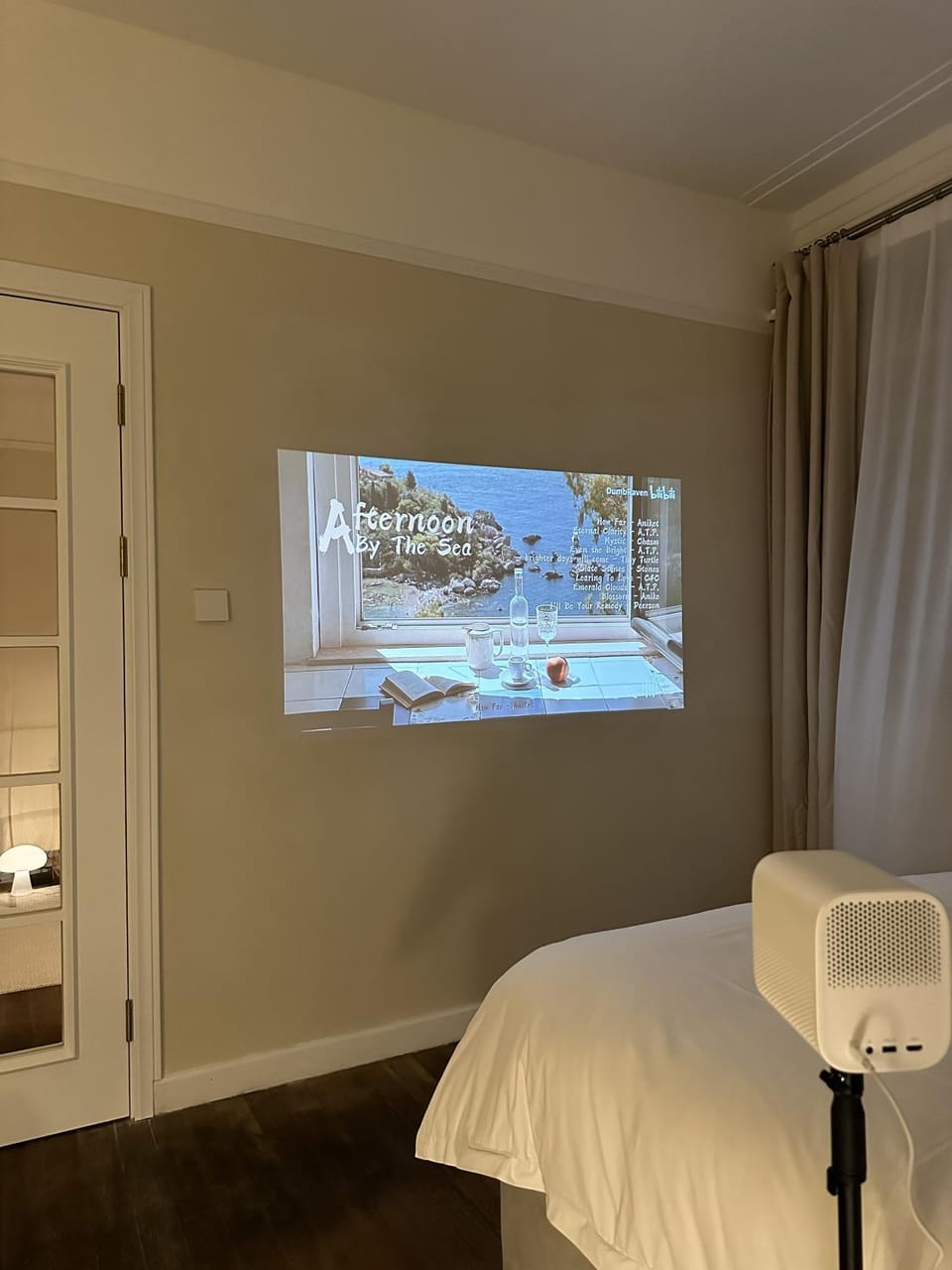 Evening entertainment, Bedroom