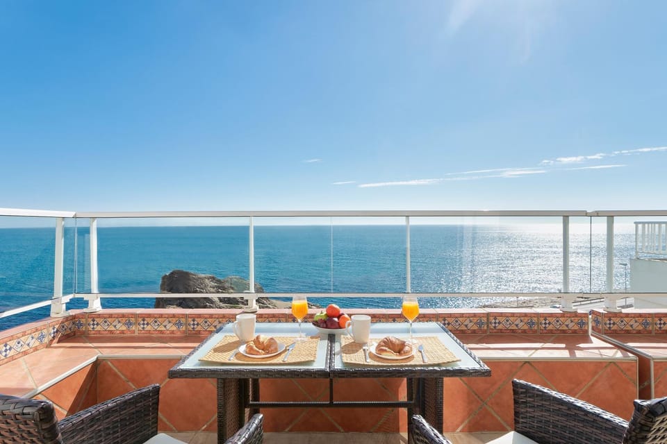 Day, Natural landscape, Balcony/Terrace, Sea view, Breakfast