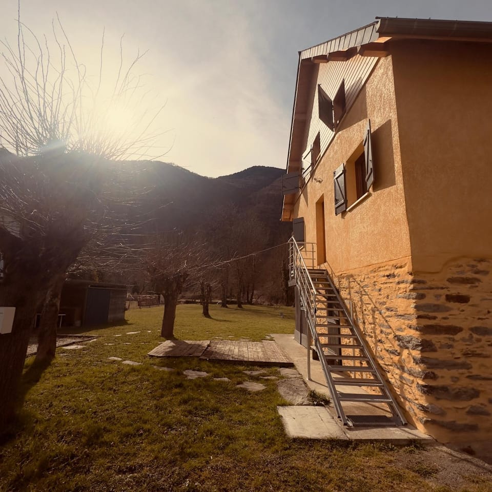 Property building, Natural landscape, Mountain view