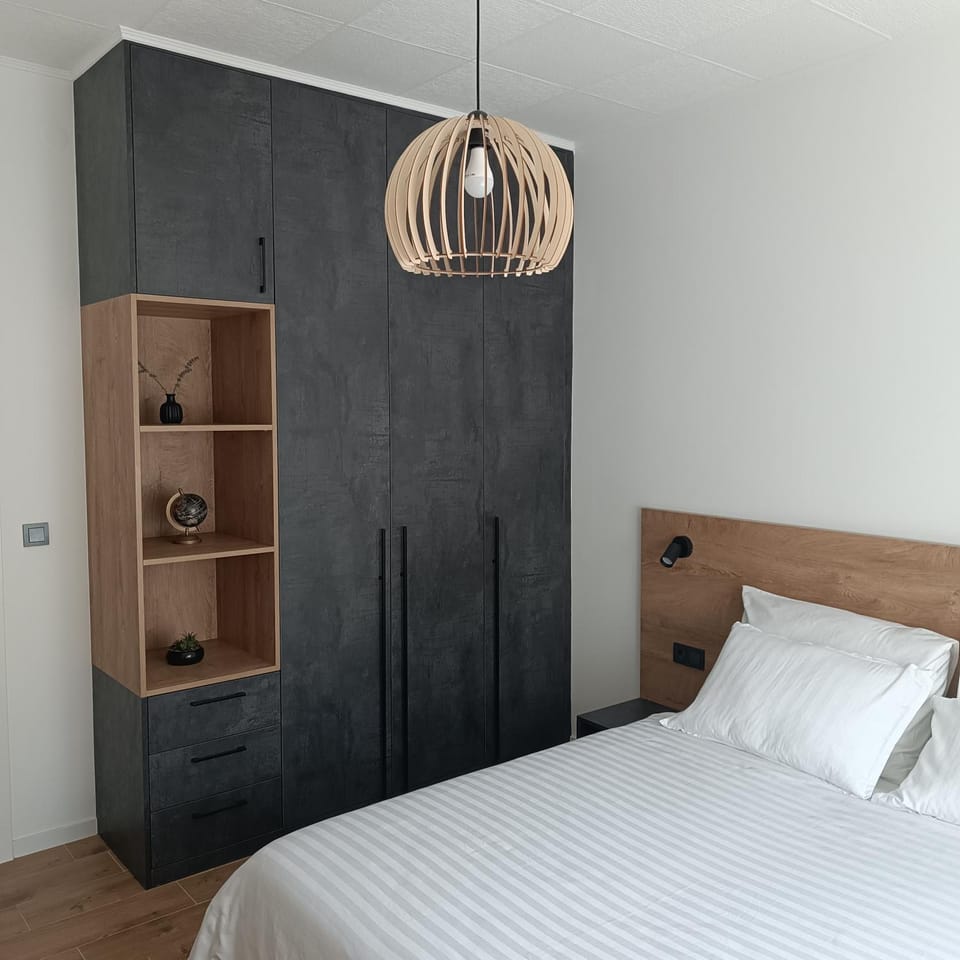 Bed, Bedroom, wardrobe