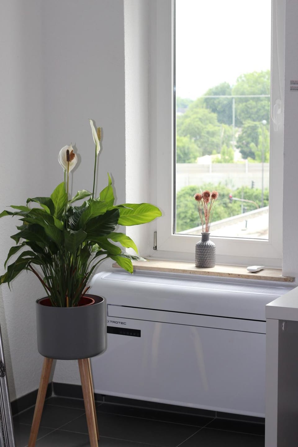 Bedroom, air conditioner