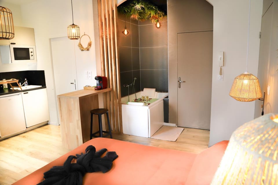 SUITE Serenity Room SPA- Balnéothérapie Apartment in Saint-Étienne