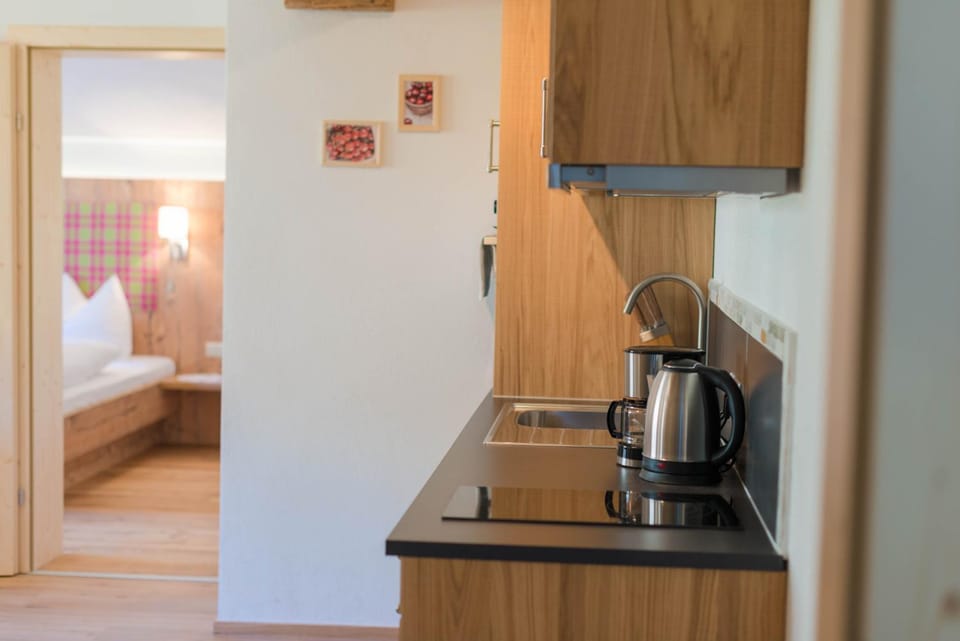 Bed, Coffee/tea facilities, Kitchen or kitchenette, Photo of the whole room, Bedroom, stove