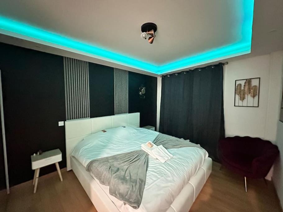 E Servagnat T3 luxe avec Sauna Jacuzzi et Hammam Apartment in Epernay