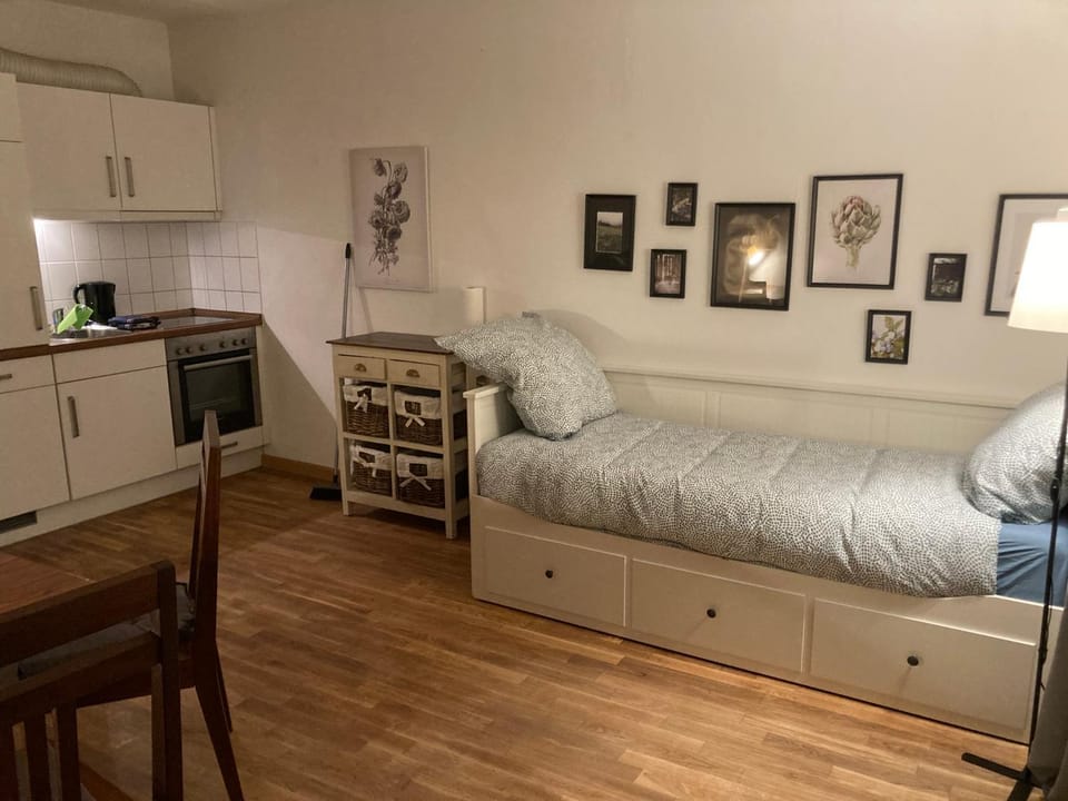 Kitchen or kitchenette, Living room