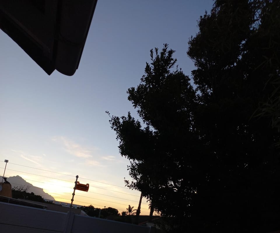 Mountain view, Sunset