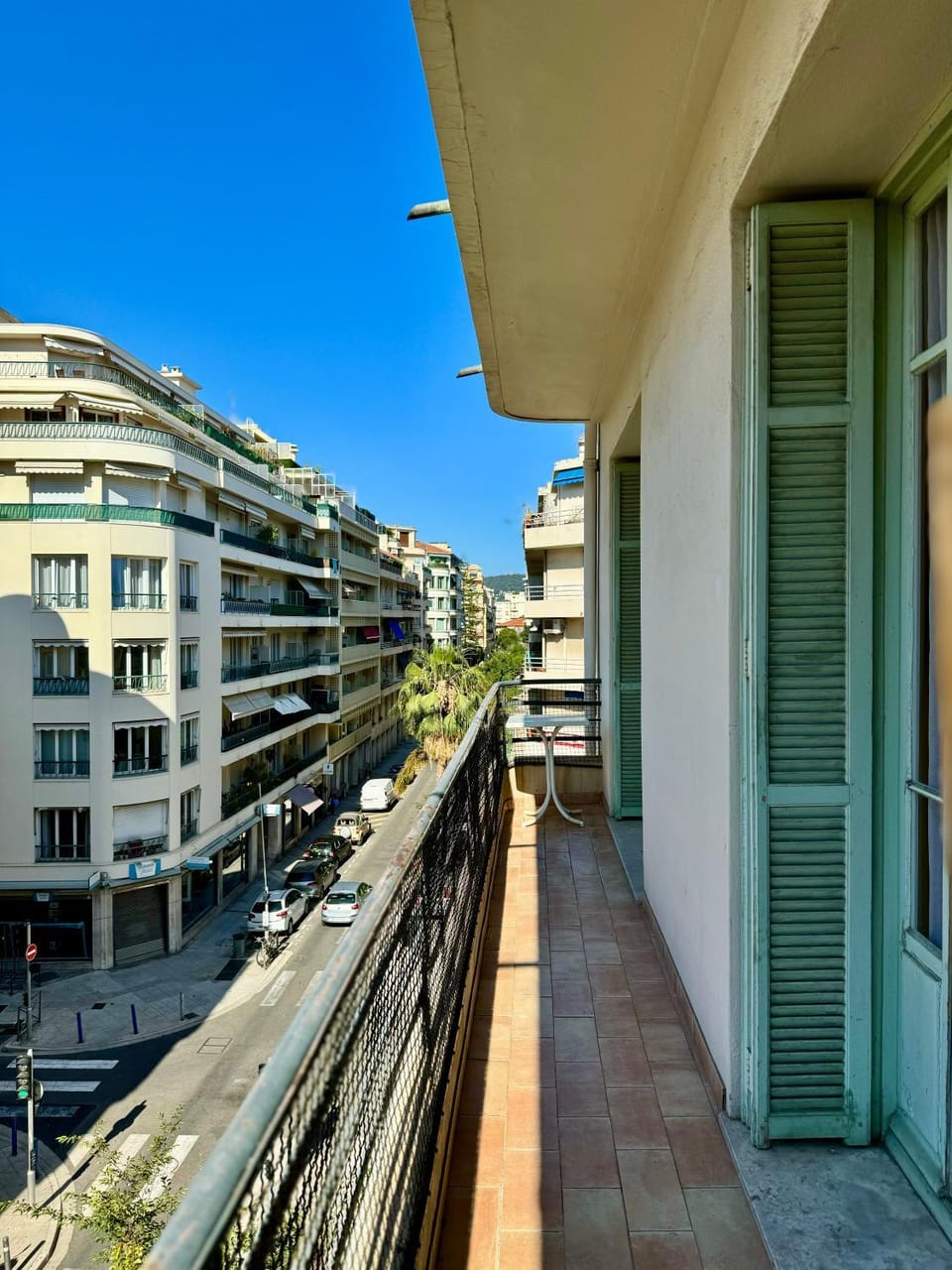View (from property/room), Balcony/Terrace, Street view