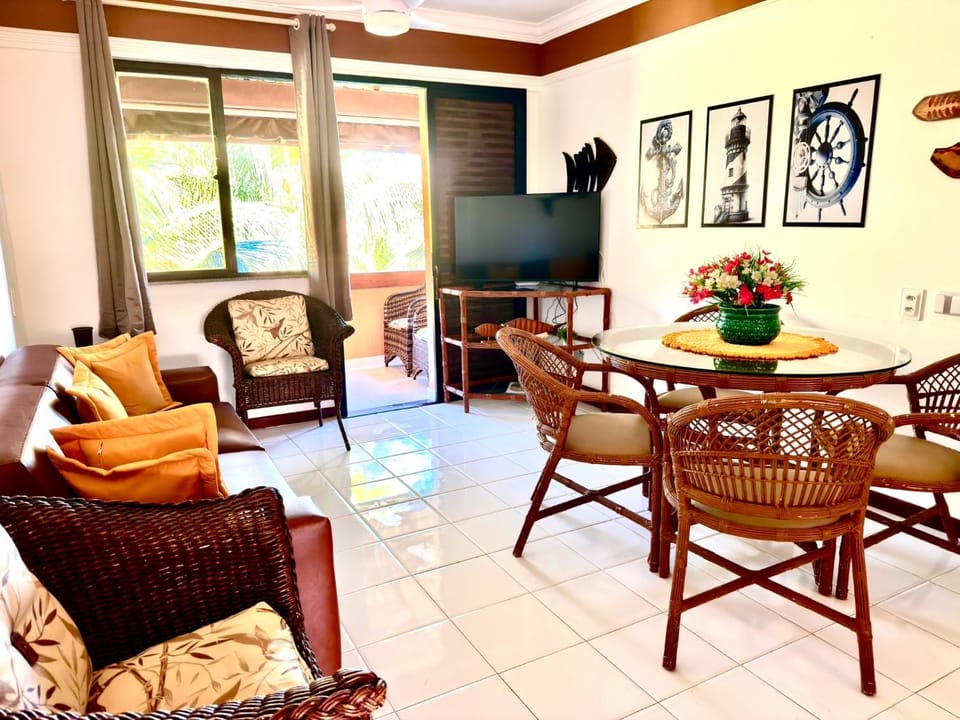 Flat 3 Quartos Pé na Areia, Piscina e Mar, Summer House Genipabu, Guarajuba Apartment in State of Bahia