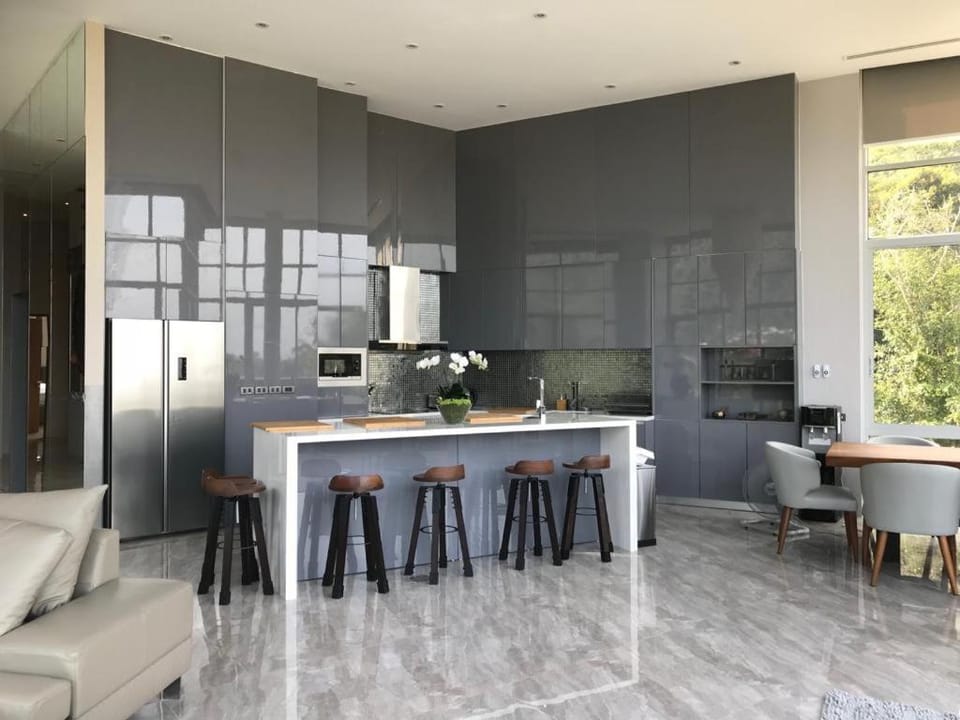 Kitchen or kitchenette, dishwasher, minibar