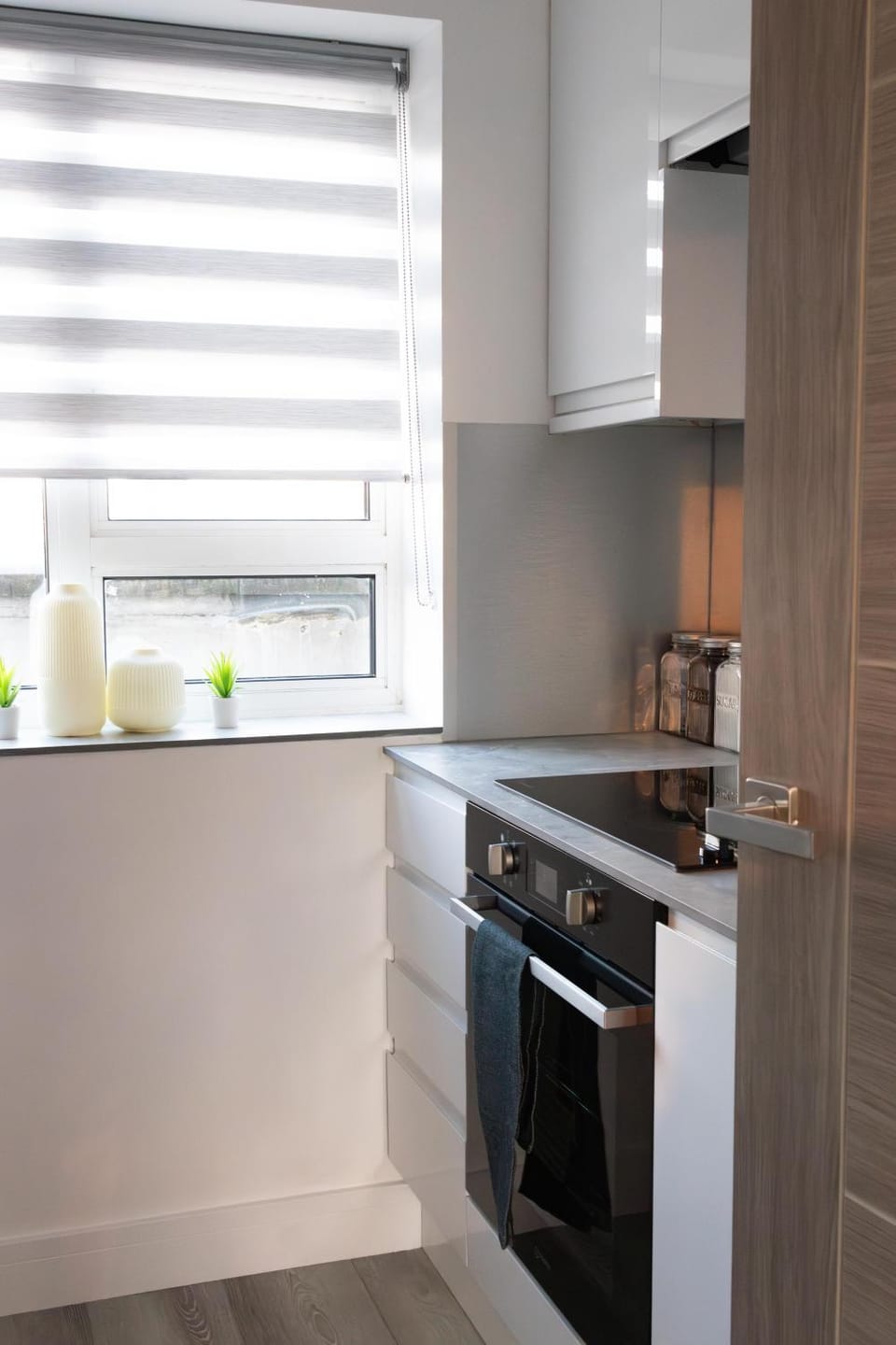 Kitchen or kitchenette, oven, stove, kitchen