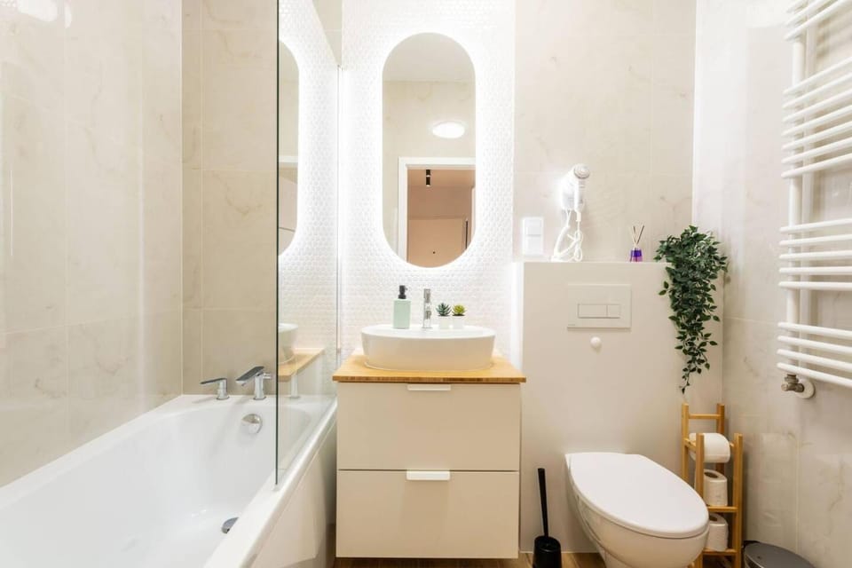 Premium Green Tea Apartment Herbu Oksza Apartment in Warsaw