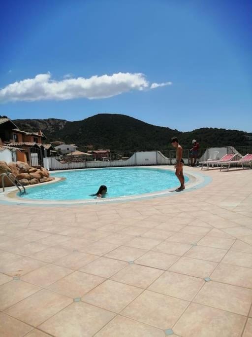 Natural landscape, Mountain view, Pool view, Swimming pool, group of guests, sunbed