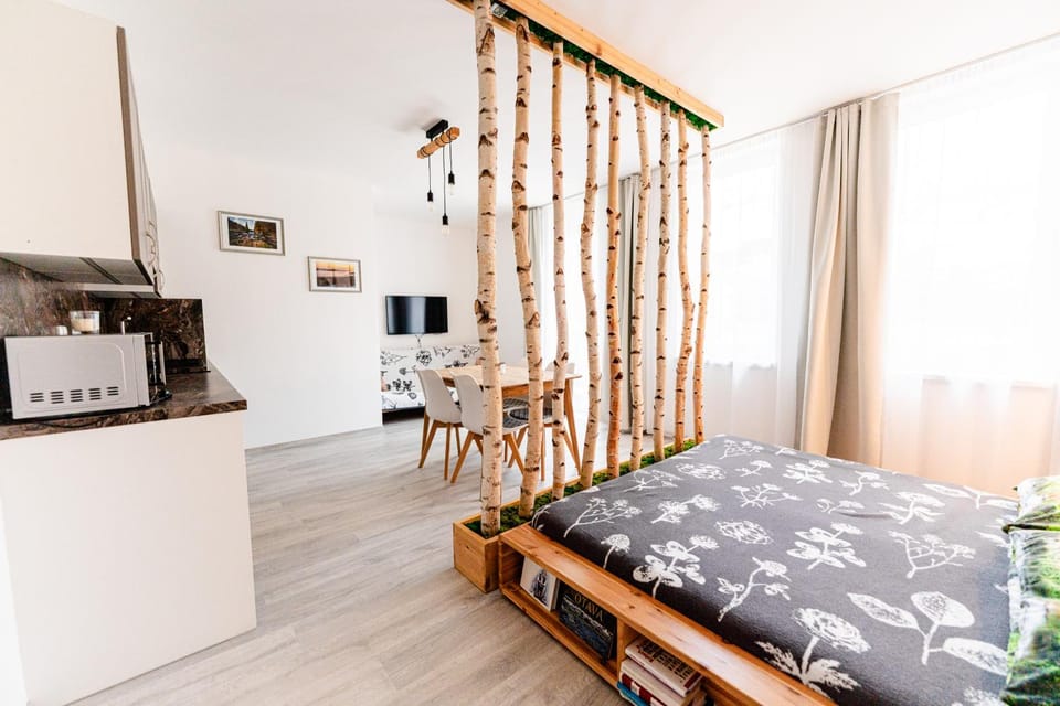 Apartmán v centru Železné Rudy se zahrádkou Apartment in Czechia