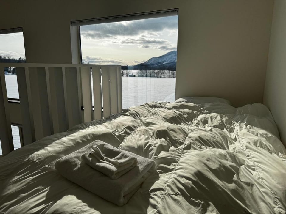 Bed, Natural landscape, Bedroom