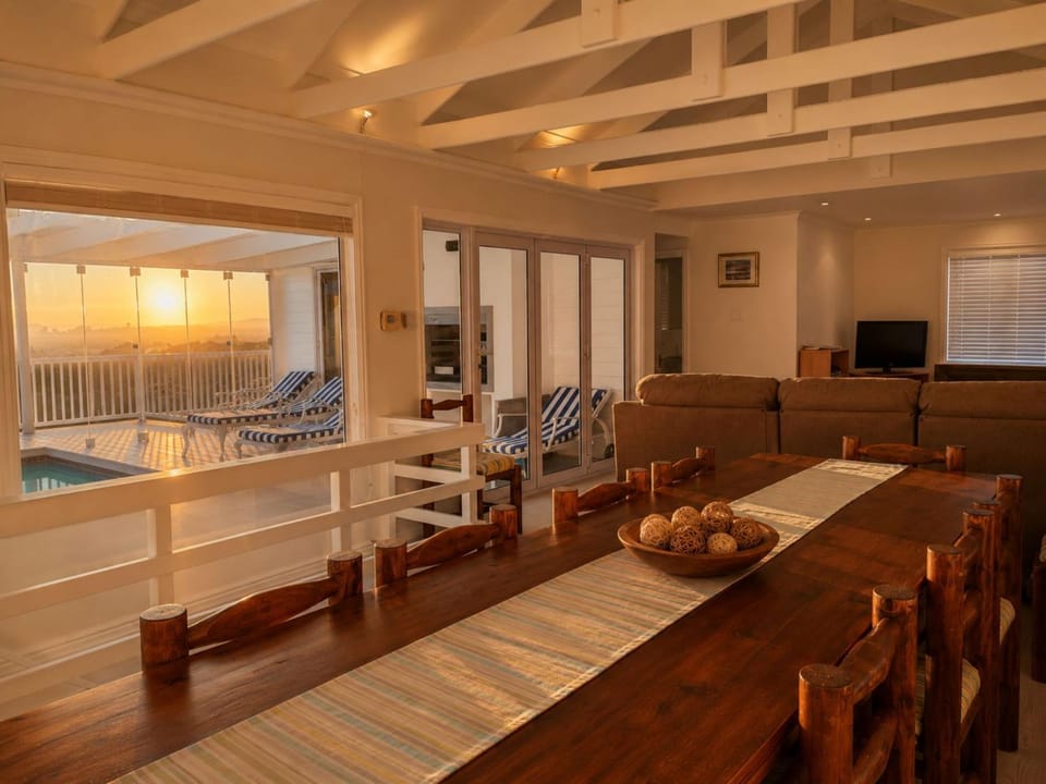 View (from property/room), Living room, Seating area, Pool view, Sea view