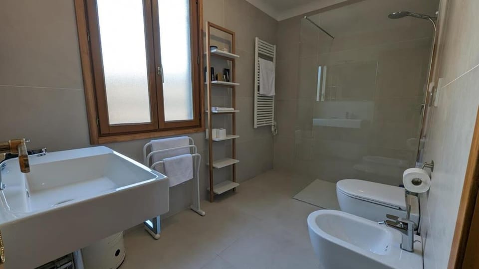 Shower, Toilet, Bathroom, towels