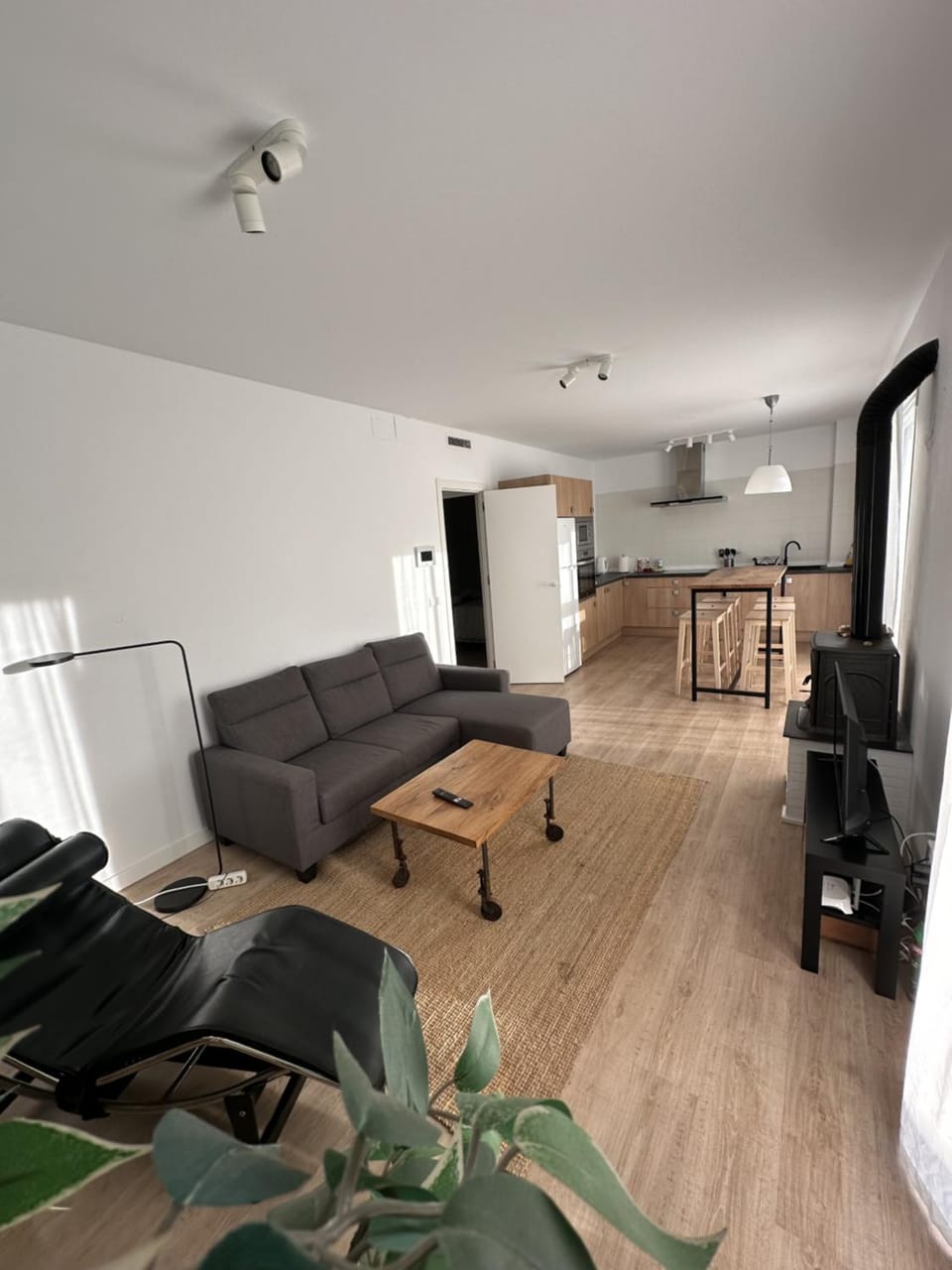 Kitchen or kitchenette, Living room
