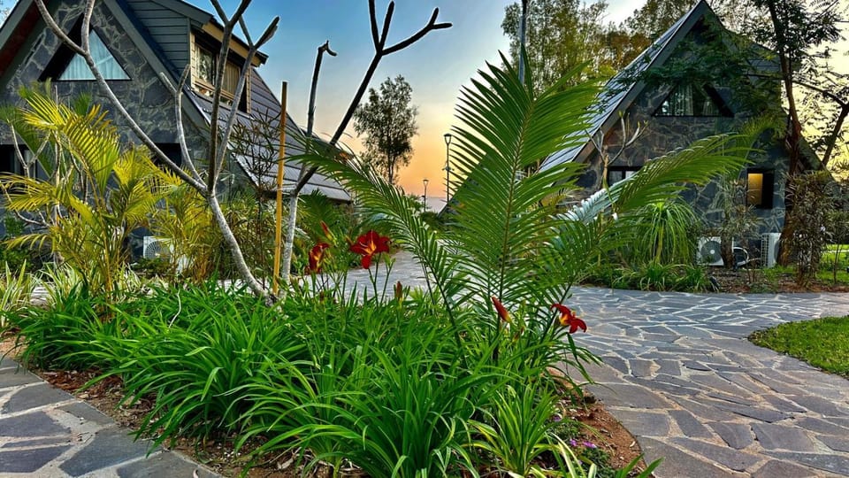 Property building, Spring, Day, Natural landscape, Garden, Garden view