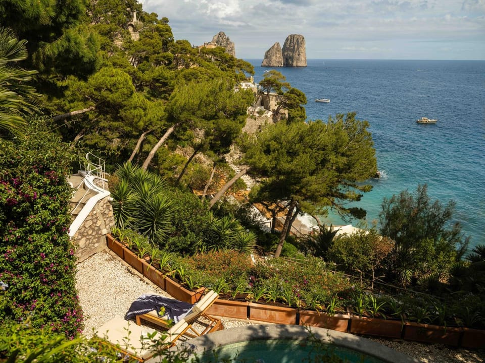 Tenuta Saracena Capri, private beach front estate with panoramic pool Villa in Capri