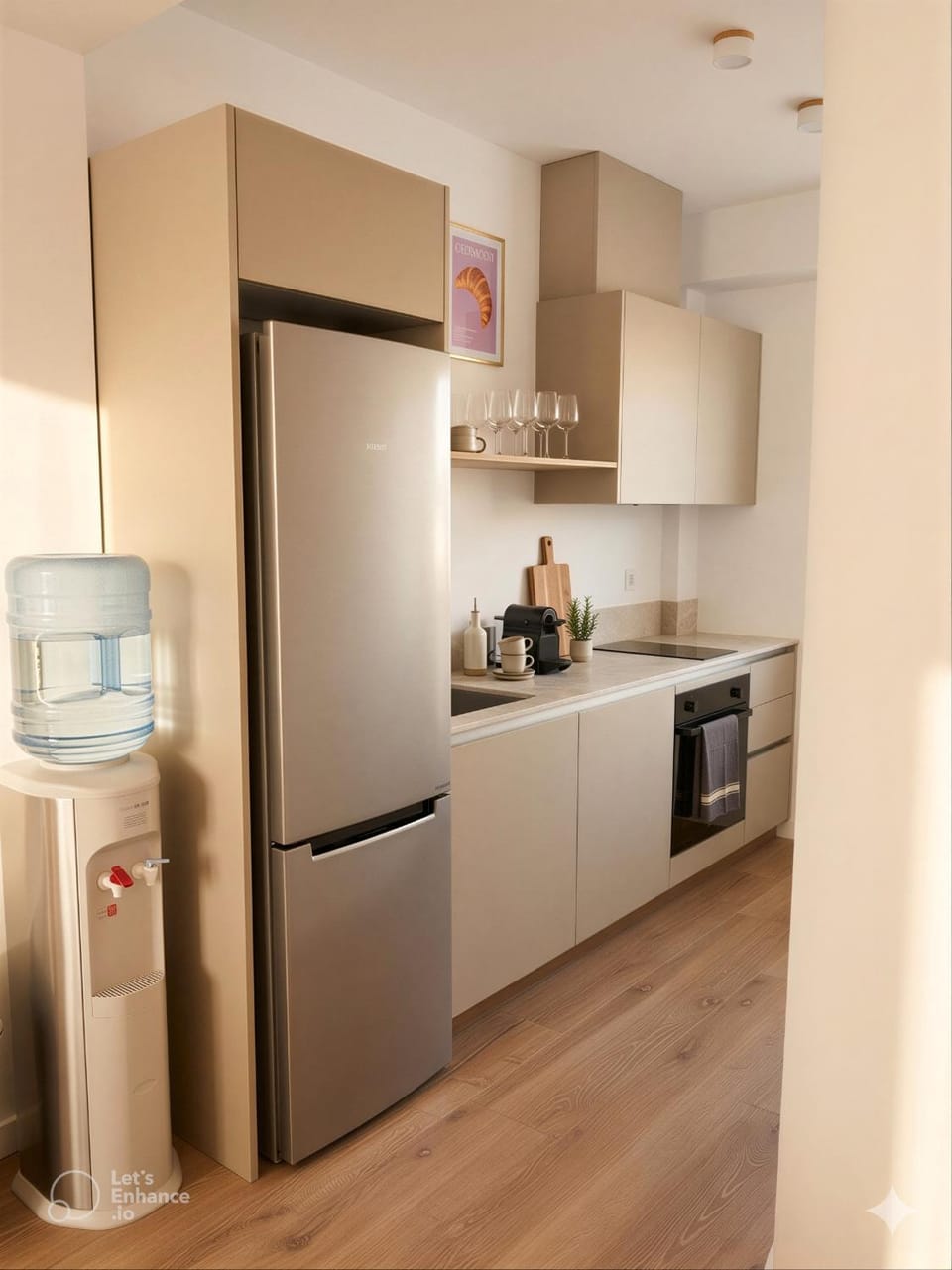 Coffee/tea facilities, Kitchen or kitchenette, stove, kitchen