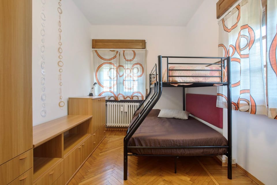 Property building, Living room, Bedroom