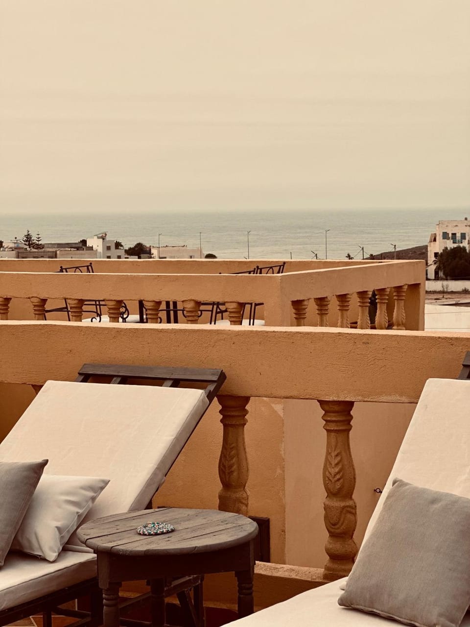 View (from property/room), Balcony/Terrace, Seating area, Sea view