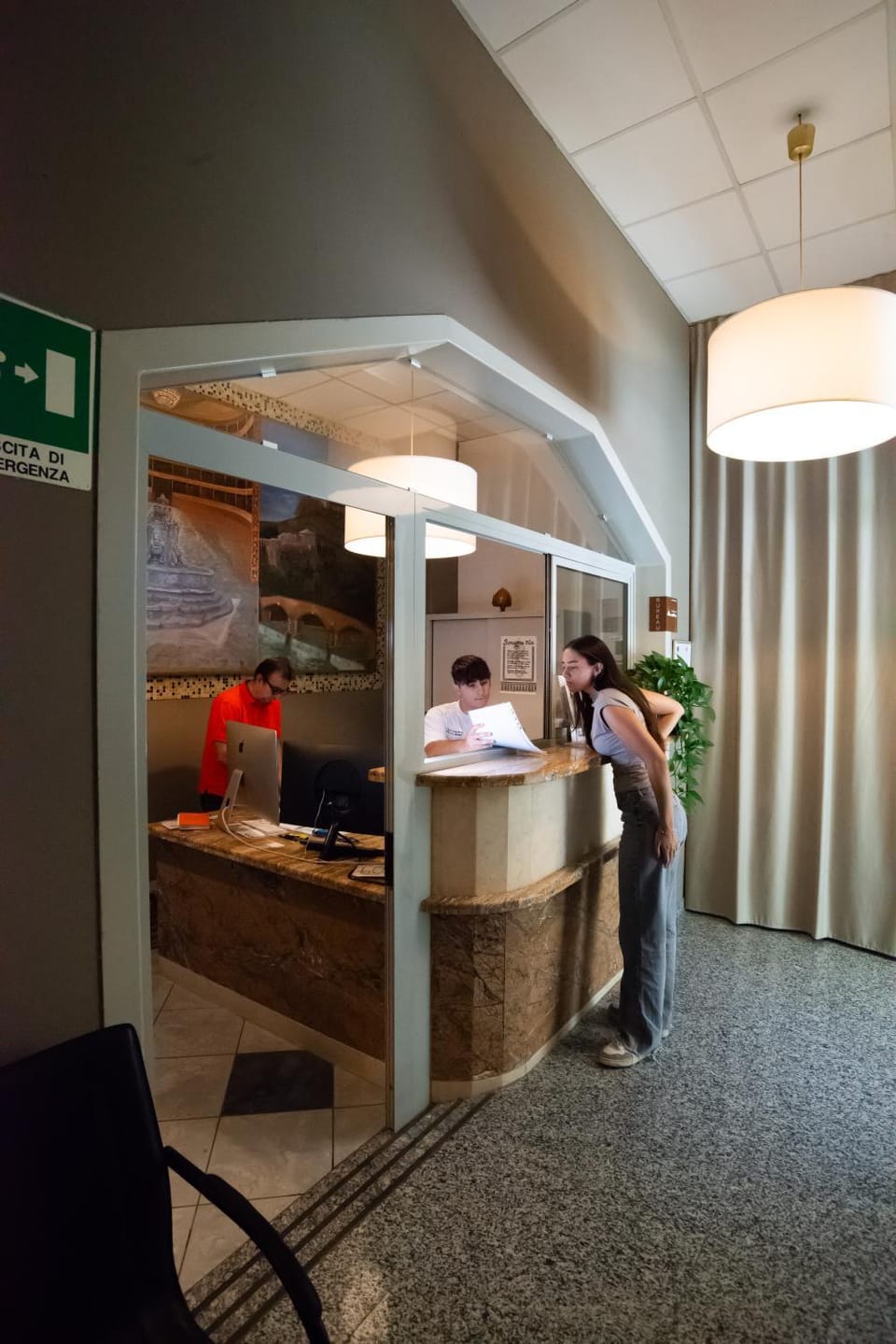 People, Lobby or reception