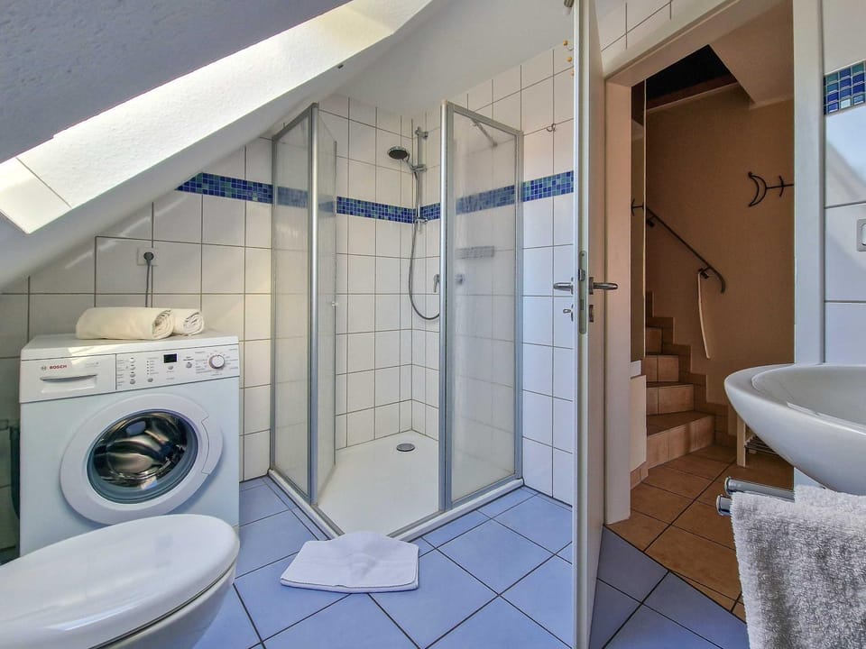 Toilet, Bathroom, washing machine
